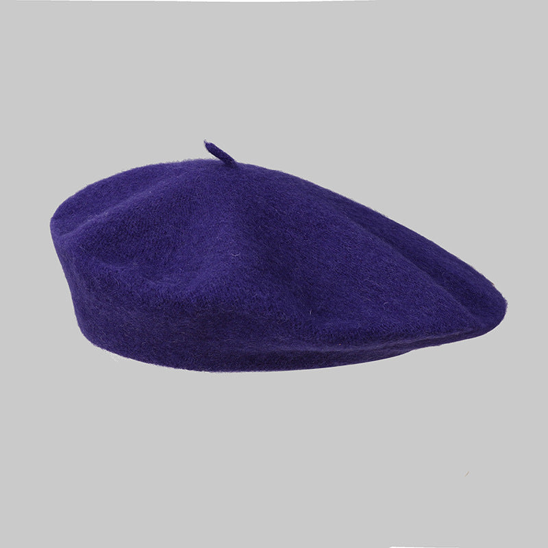 Wholesale Autumn and Winter Women's Solid Color Beret